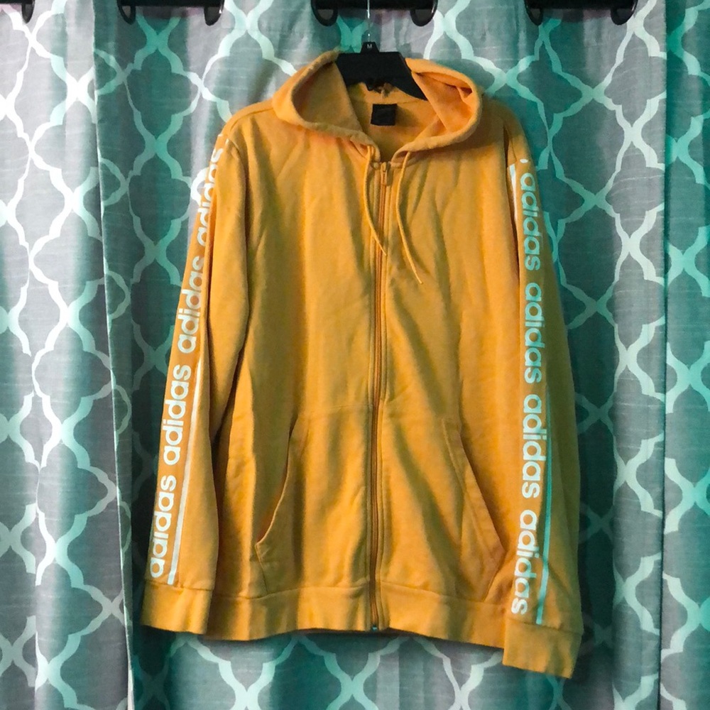 Yellow Adidas (throwback to the 90’s themed) Hoodie